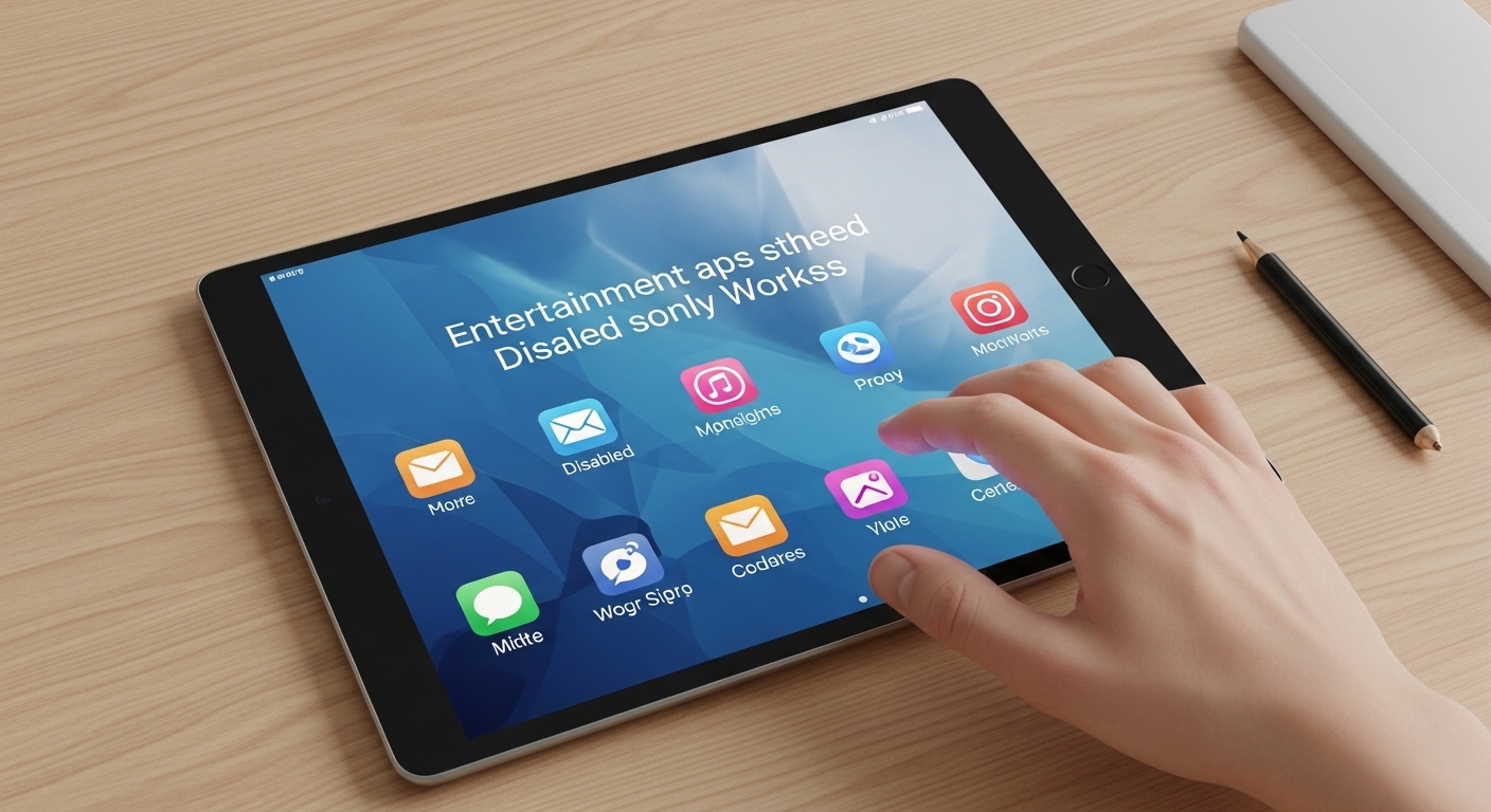 스마트 기기 관리로 산만함 줄이기