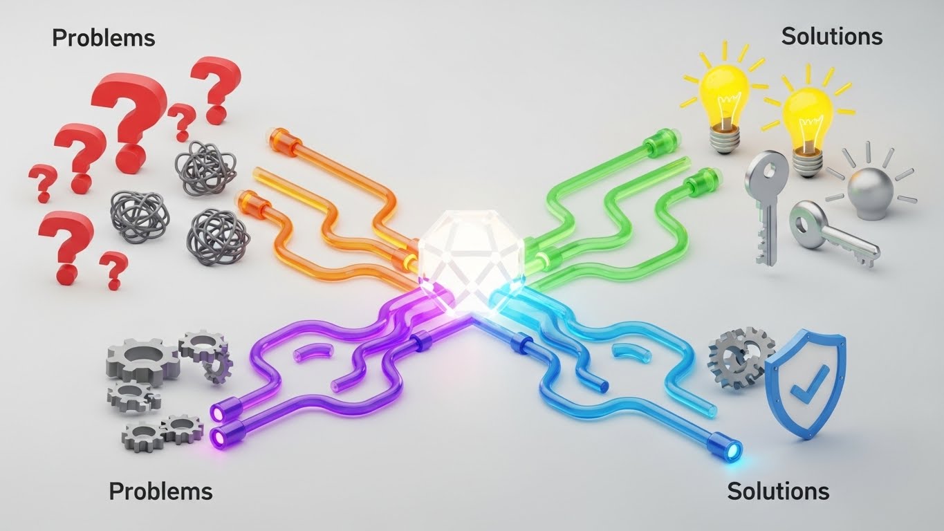 시장 내 고객의 불편함을 찾아내어 가치 있는 해결책으로 연결하는 비즈니스 프로세스 시각화