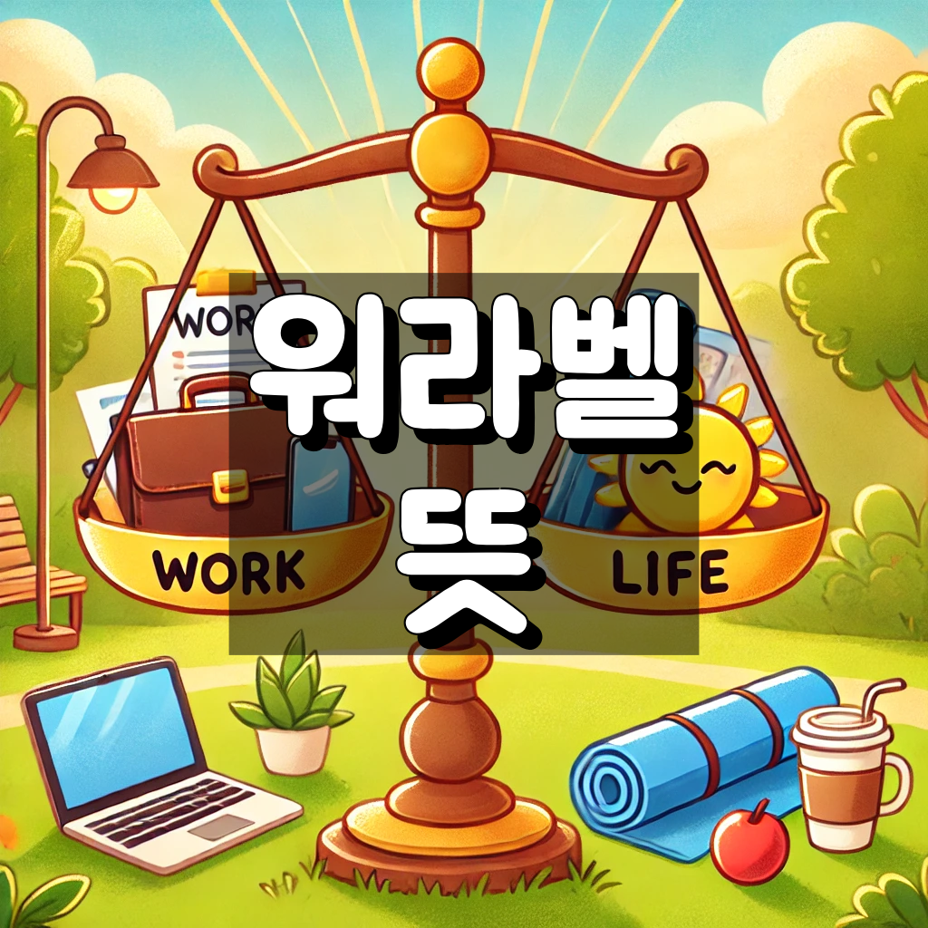 워라벨 뜻 대표 이미지