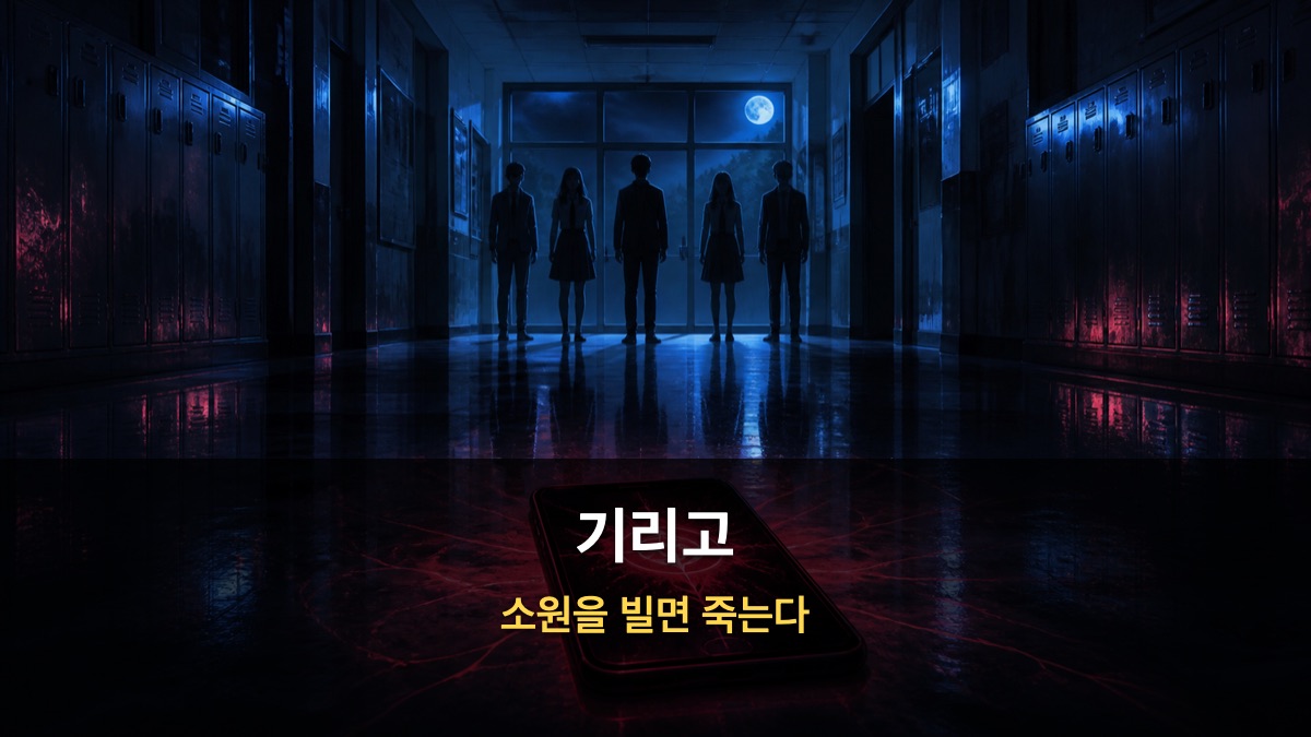넷플릭스 기리고 출연진&middot;줄거리｜소원 앱을 누른 고등학생에게 죽음이 왔다 대표 이미지