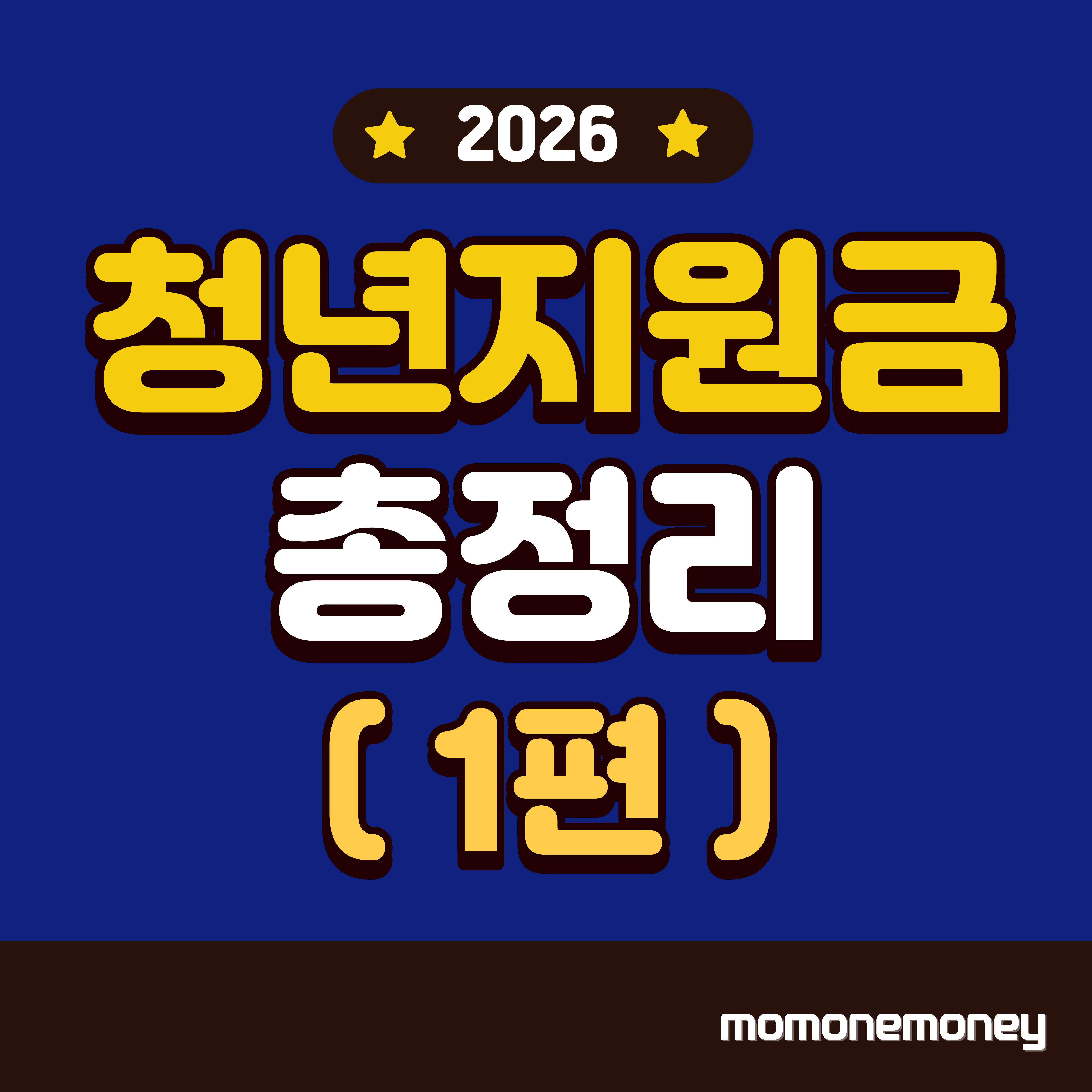 청년지원금 총정리 1편 이미지