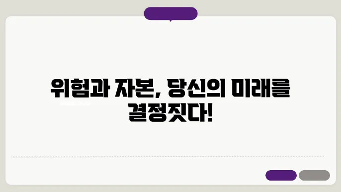 위험가중자산의 계산 방법