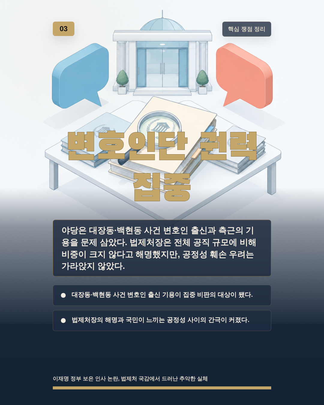 변호인단 권력 집중