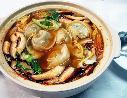 김치만두 국