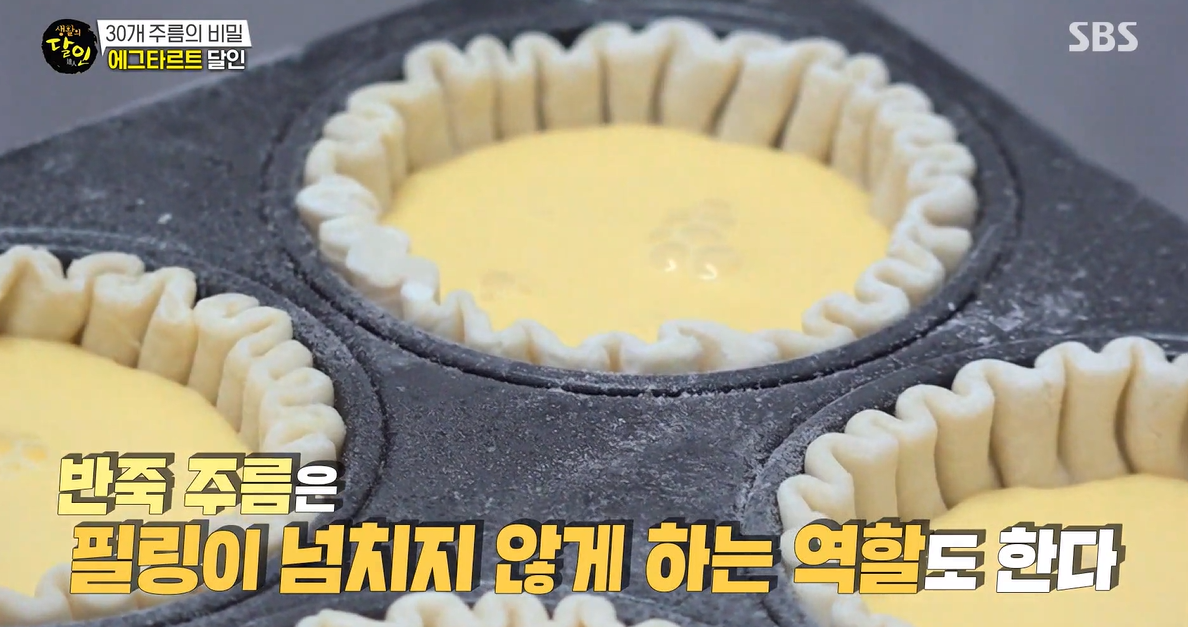 생활의 달인 에그타르트 달인