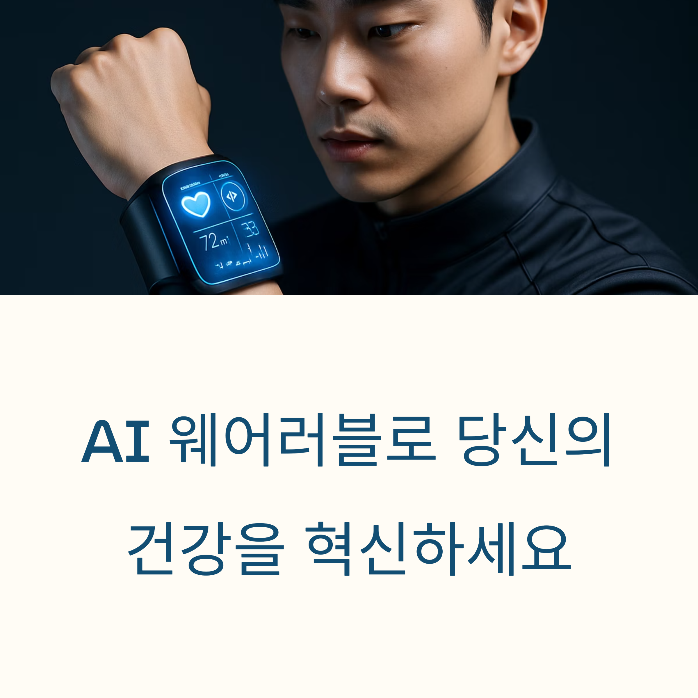 AI 웨어러블 기기로 심박수, 산소포화도, 스트레스 지수까지 실시간 모니터링하고 개인 맞춤 운동·수면 관리 솔루션을 경험해 보세요. 혁신 센서와 AI 알고리즘 비밀 공개!