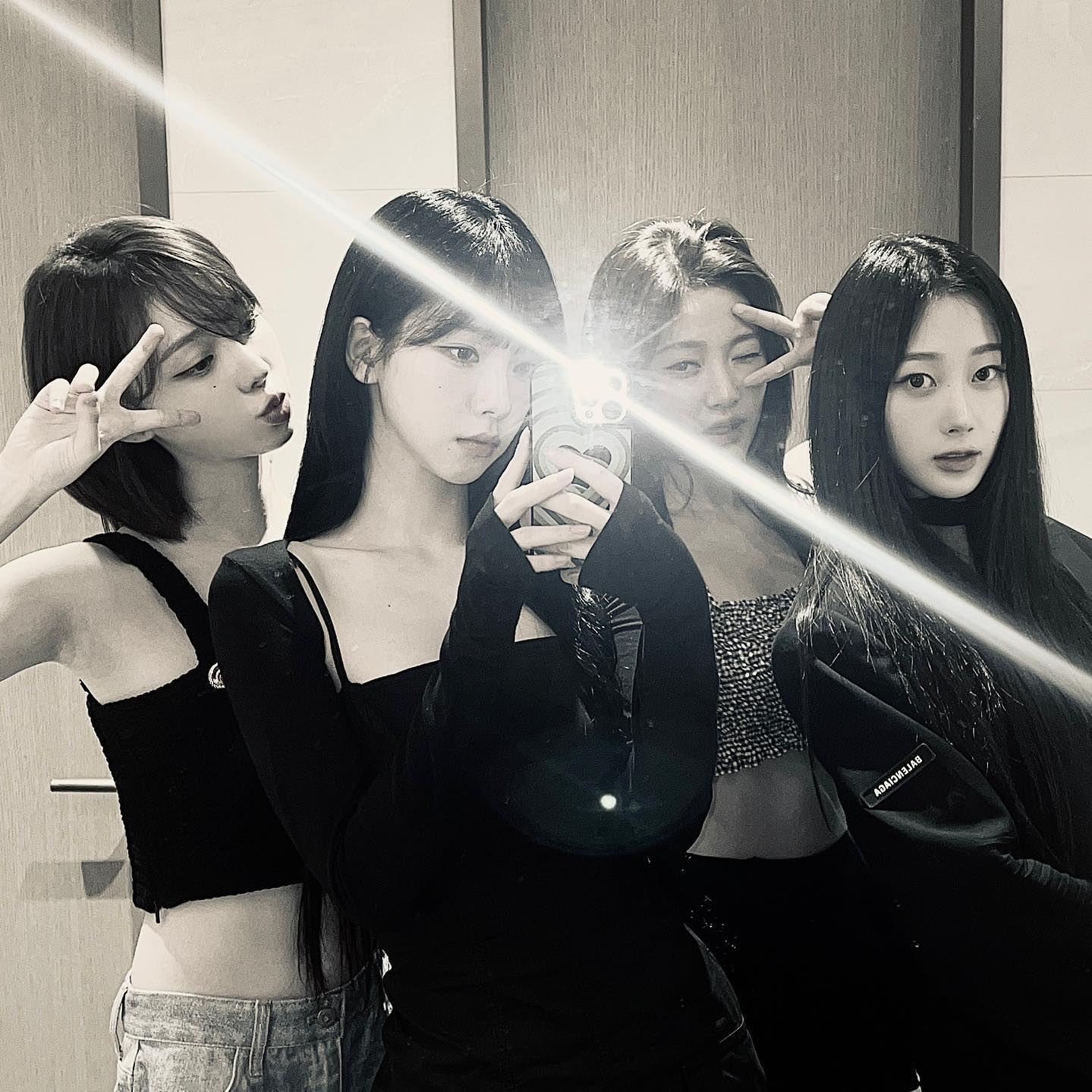 에스파 카리나, 윈터, 지젤, 닝닝 인스타그램 첫 게시물