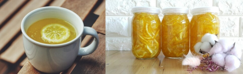 레몬차와 유자차