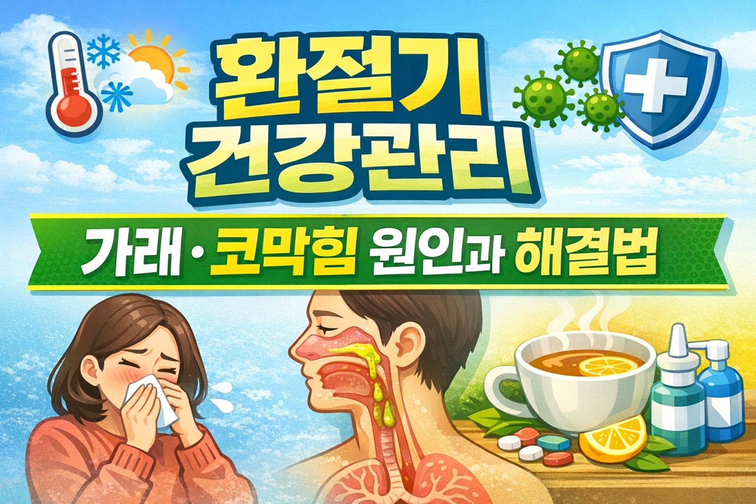 환절기 건강관리
