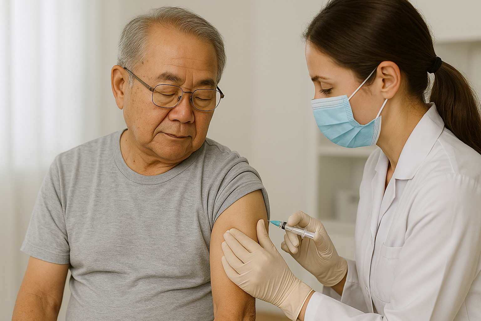 노인 독감예방접종