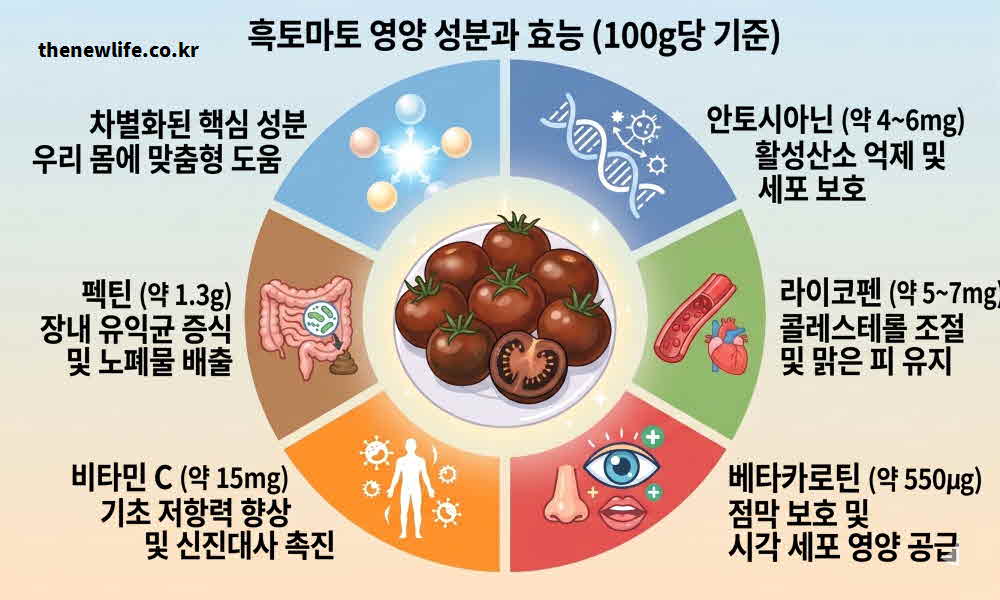 흑토마토 효능 영양성분