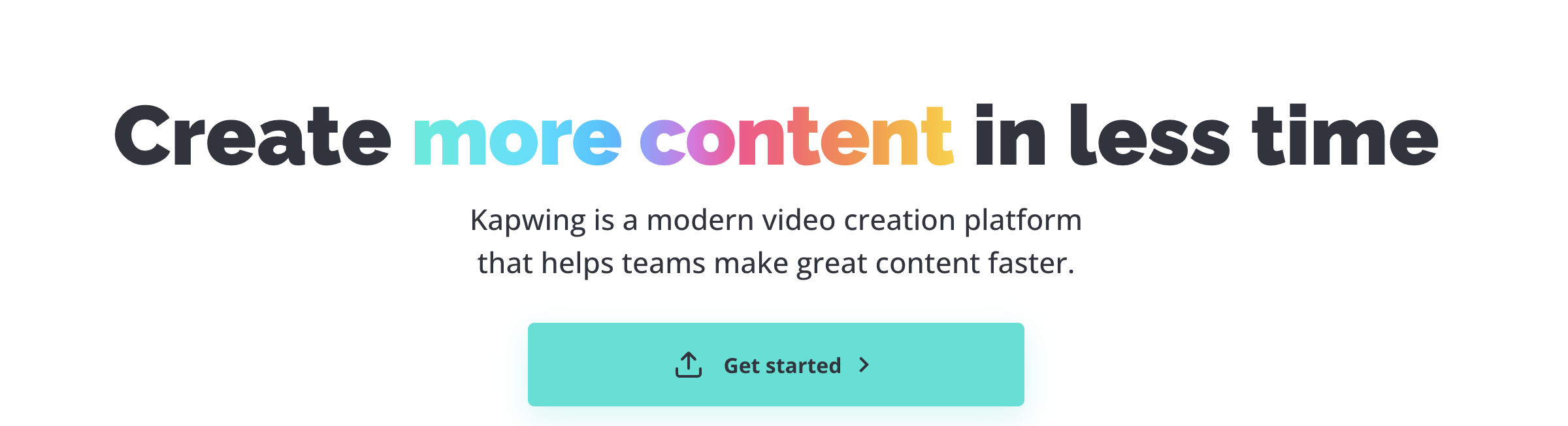 Kapwing 홈페이지