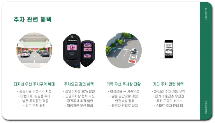 핑크색 번호판 다자녀