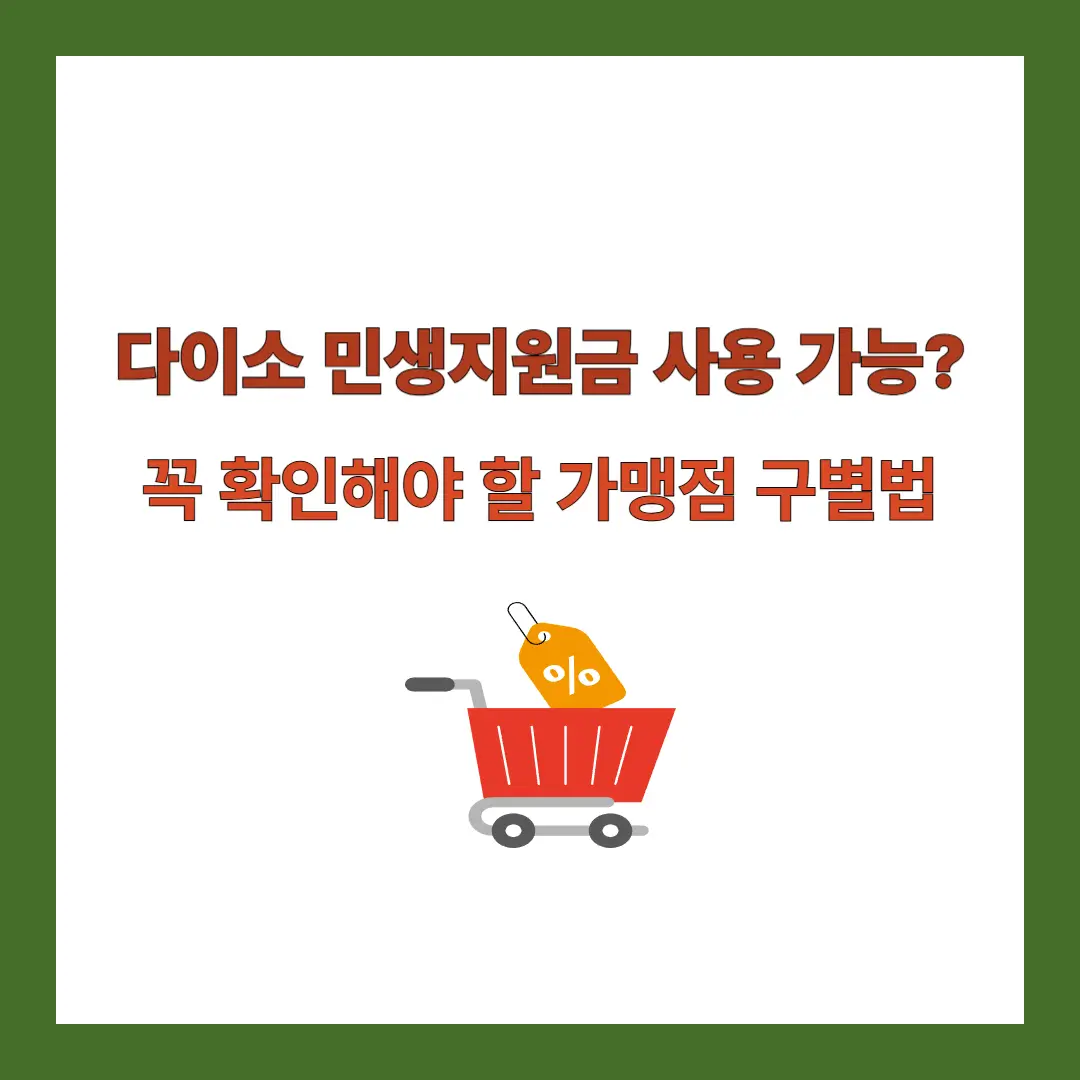 다이소-민생지원금