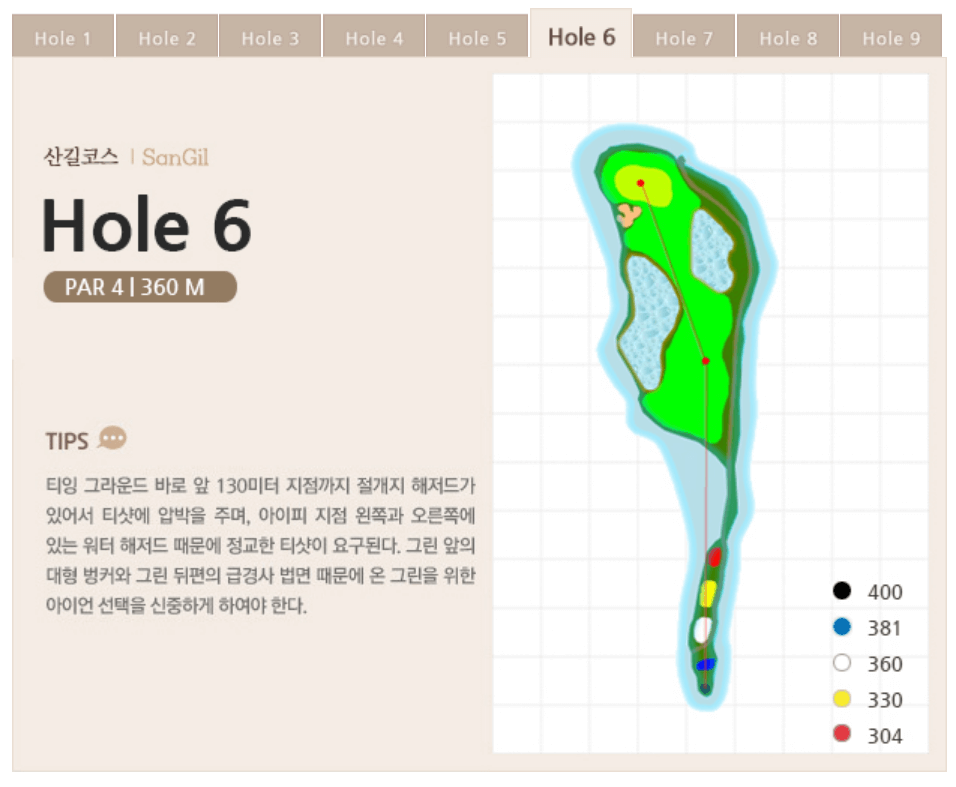 세일 컨트리클럽 산길코스 6