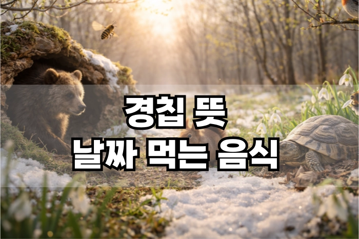 경칩 뜻