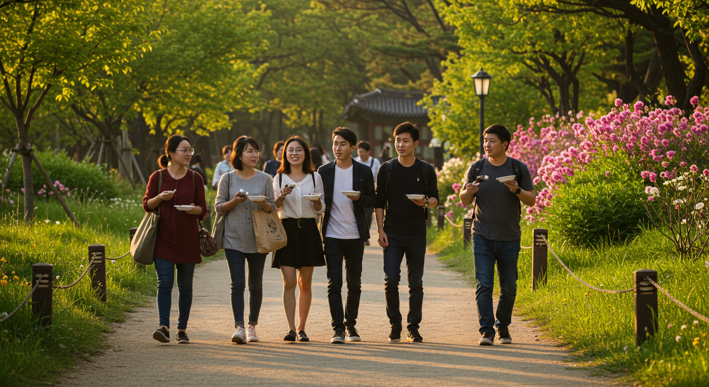 식후 걷기 운동하기