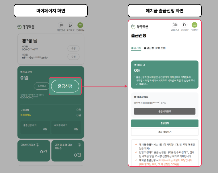 모바일 로또 구매방법-예치금 출금 방법