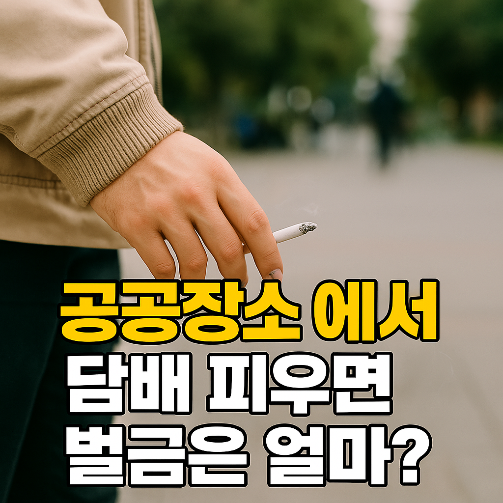 공공장소 흡연 시 벌금, 몰라서 냈다면 억울합니다