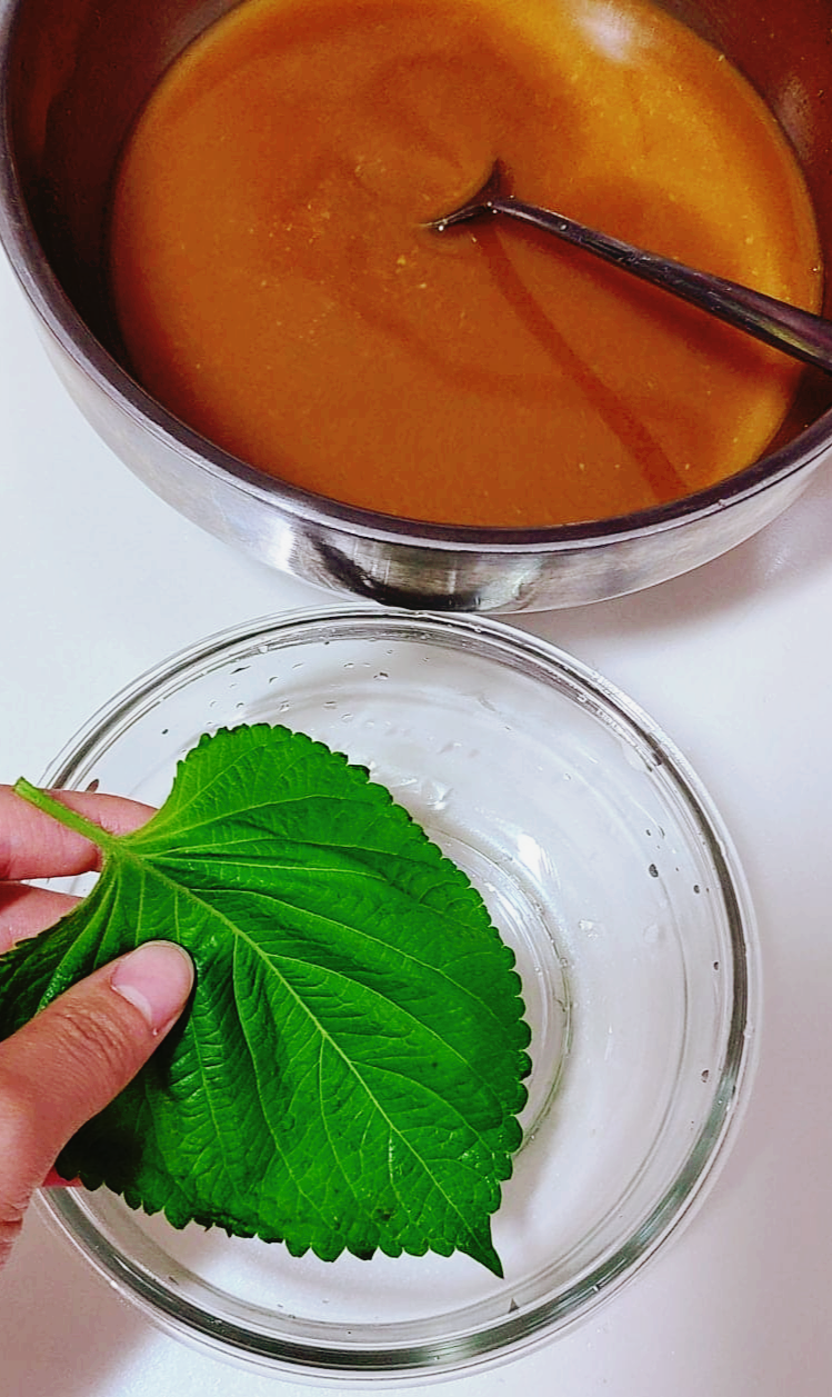 된장깻잎장아찌 만들기 /깻잎장
