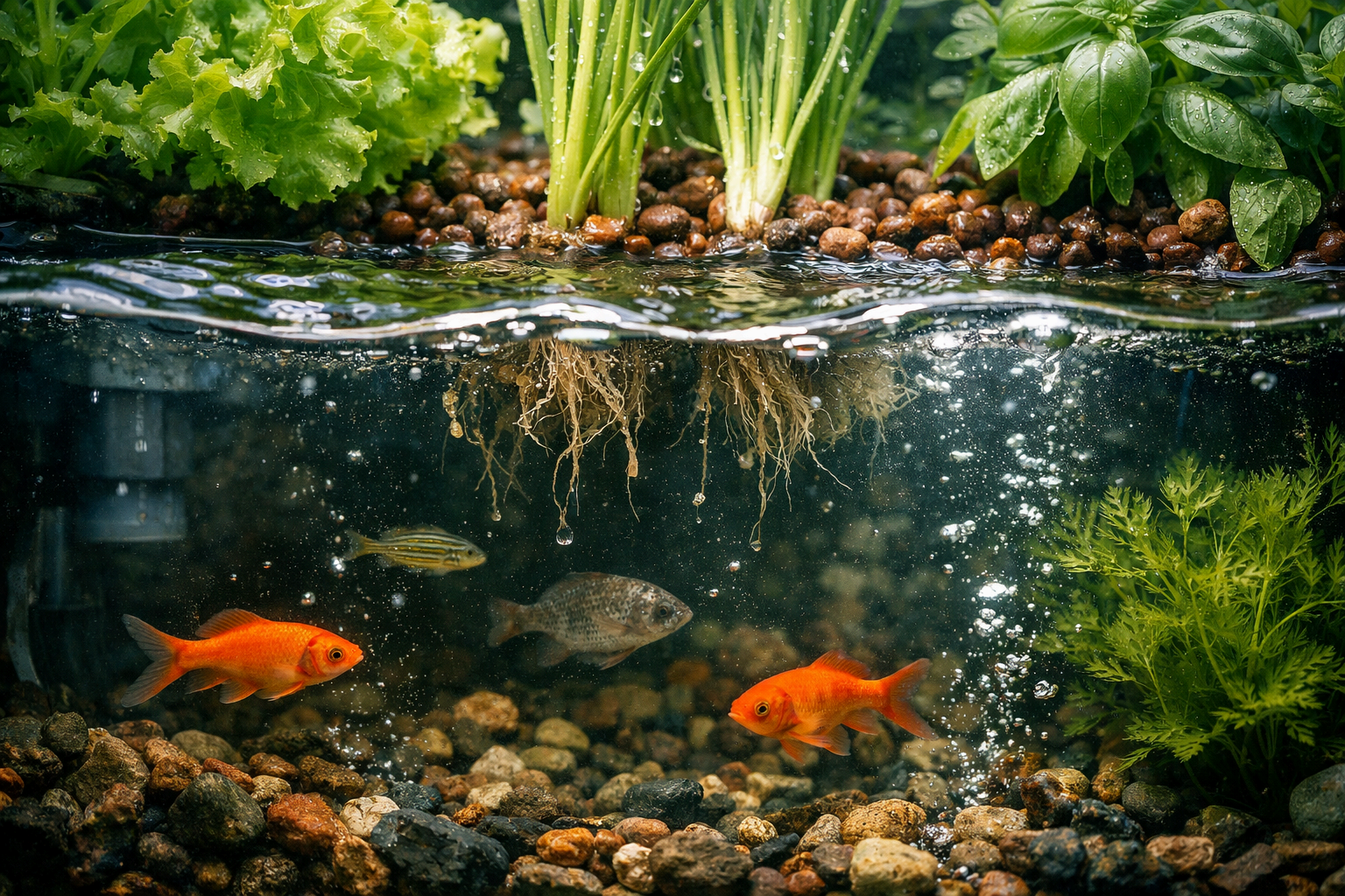 아쿠아포닉스에서 문제처럼 보이지만 대부분 정상인 변화들