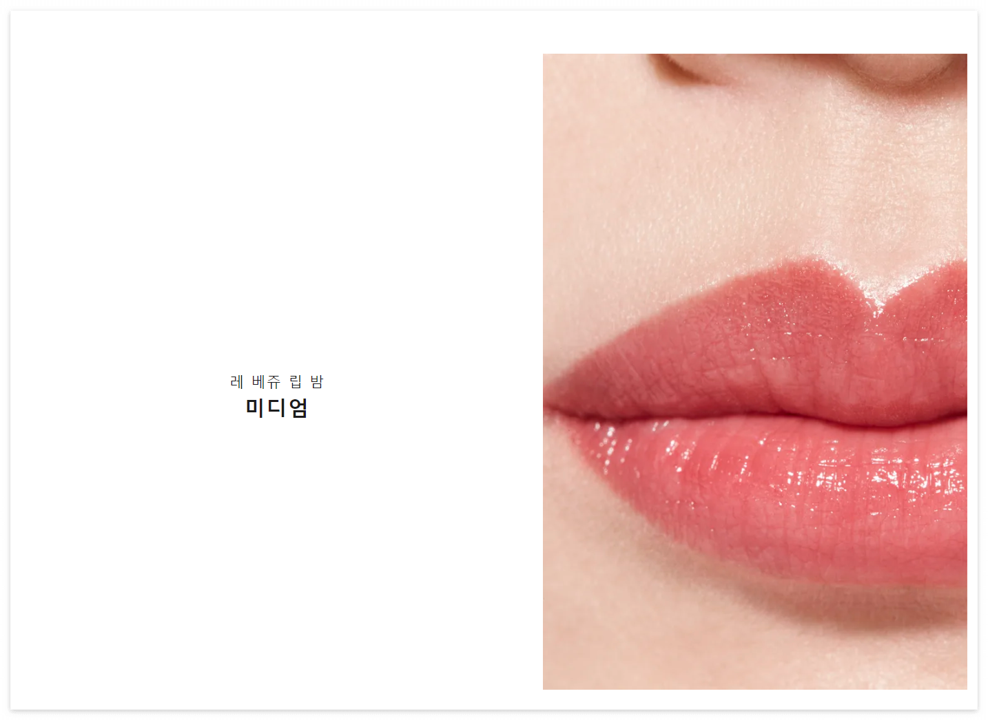 샤넬 레 베쥬 립밤 미디엄