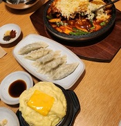 폭탄치즈-매운갈비찜-만두