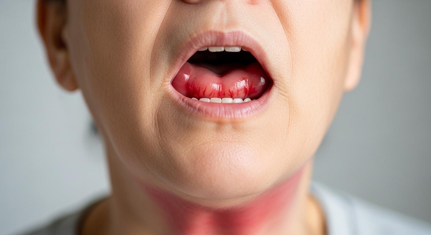 독감 증상 목 칼칼