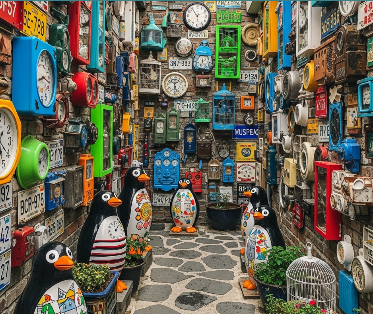 버려진 것들의 화려한 변신, 광주 펭귄마을