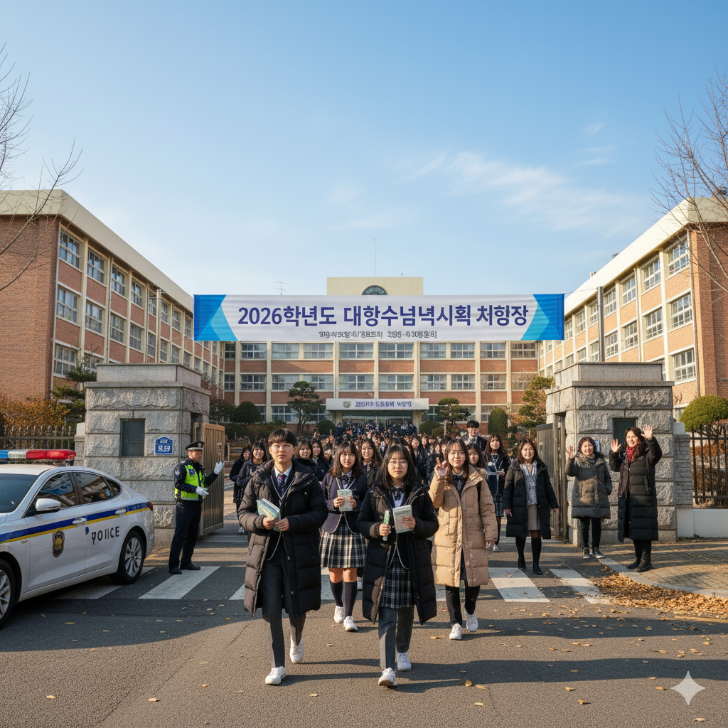 2026 수능 당일 교통&middot;소음 지원대책 총정리(출처:정책브리핑)