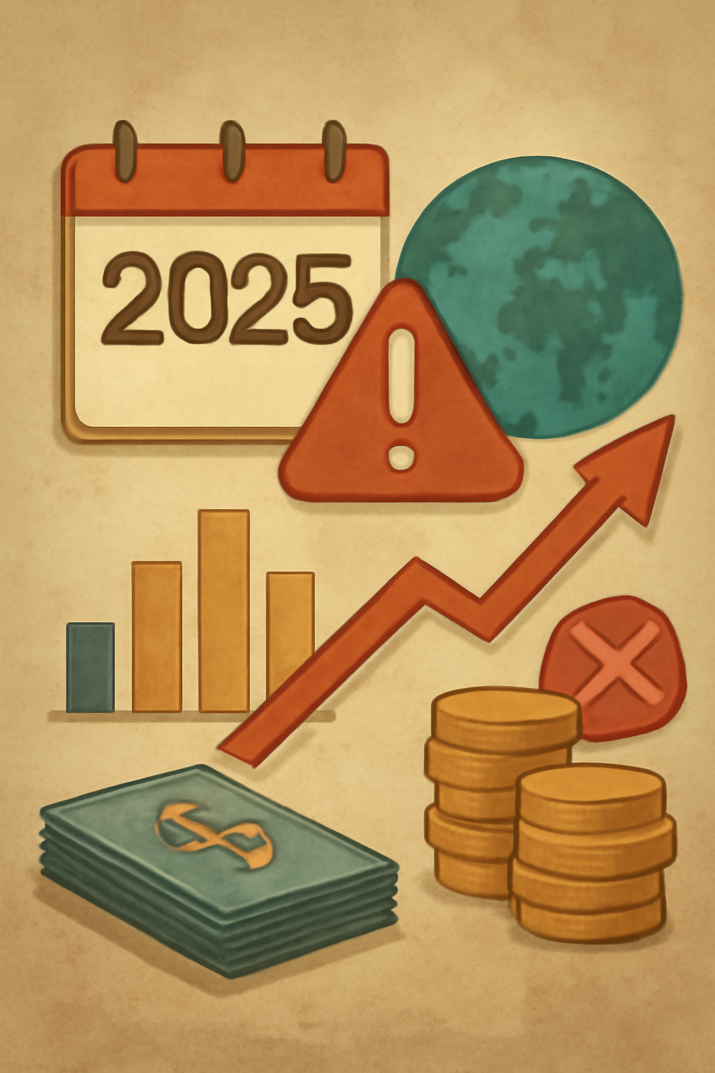 2025년 국가별 국가채무 현황: 채무 비율이 높은 나라와 경제적 영향 관련 사진