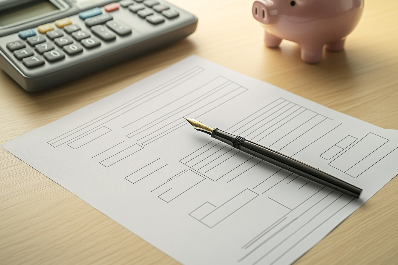 첫만남이용권 300만원 신청을 위한 출생 순위 확인 서류와 펜