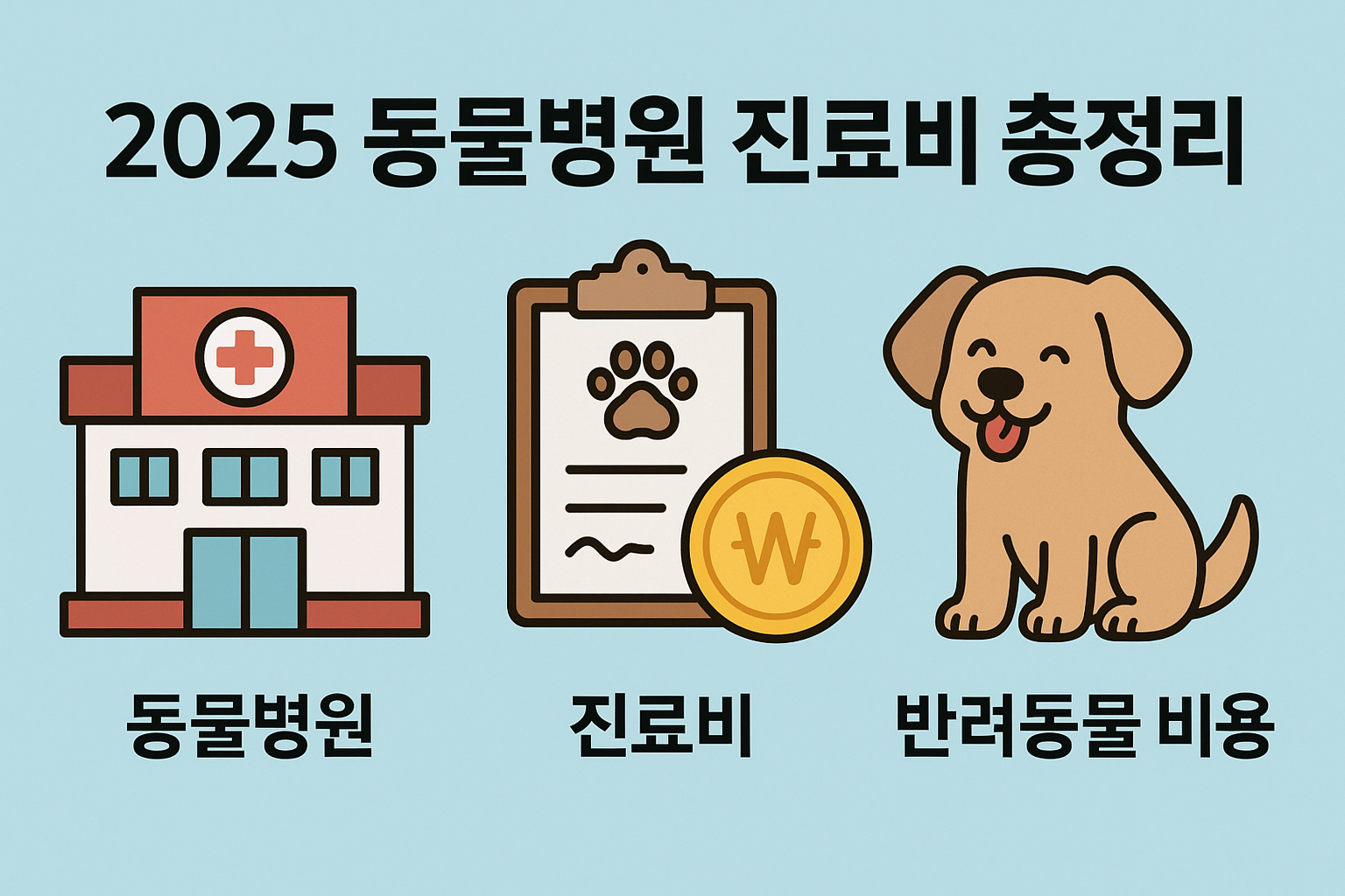 동물병원 진료비 총정리 이미지