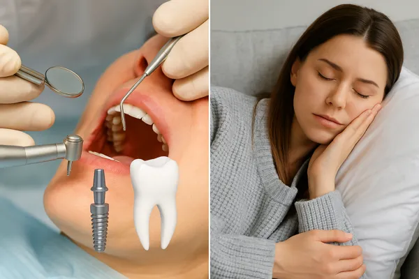 최종 보철물을 장착하는 단계