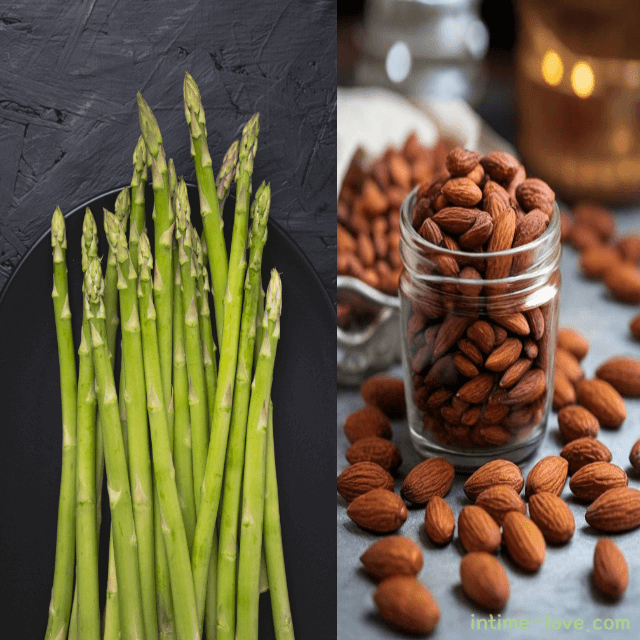 숙취해소에 좋은 아스파라거스, 아몬드