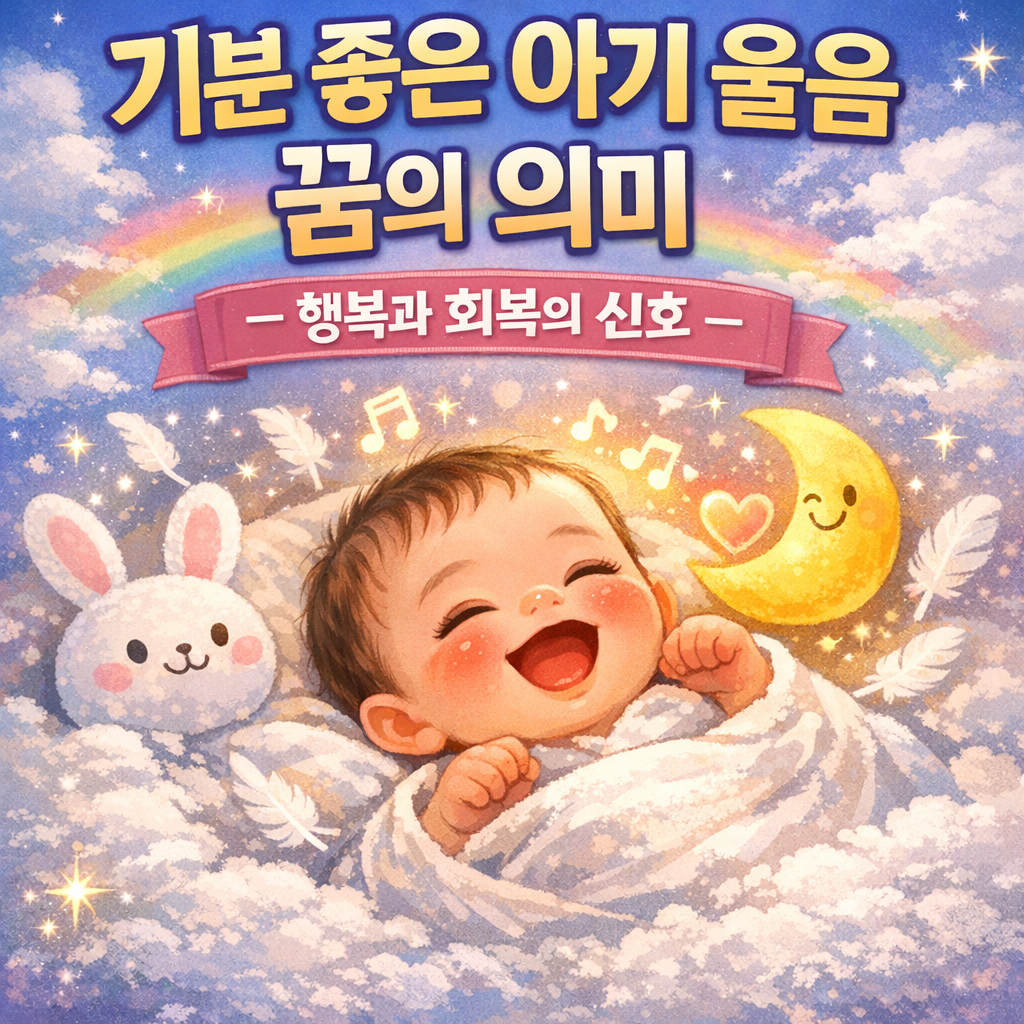 기분 좋은 아기 울음 꿈