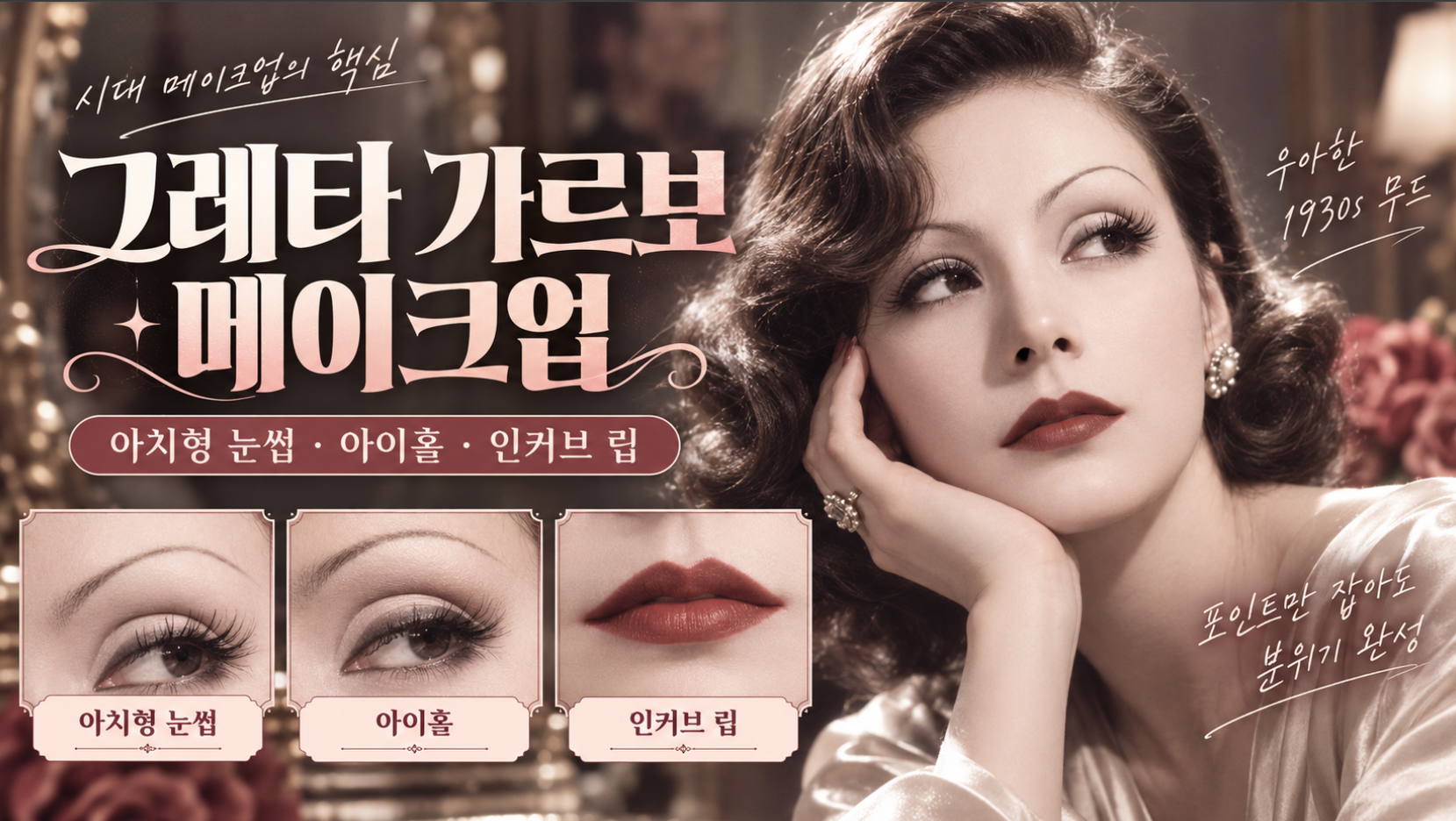 그레타 가르보 메이크업 사진