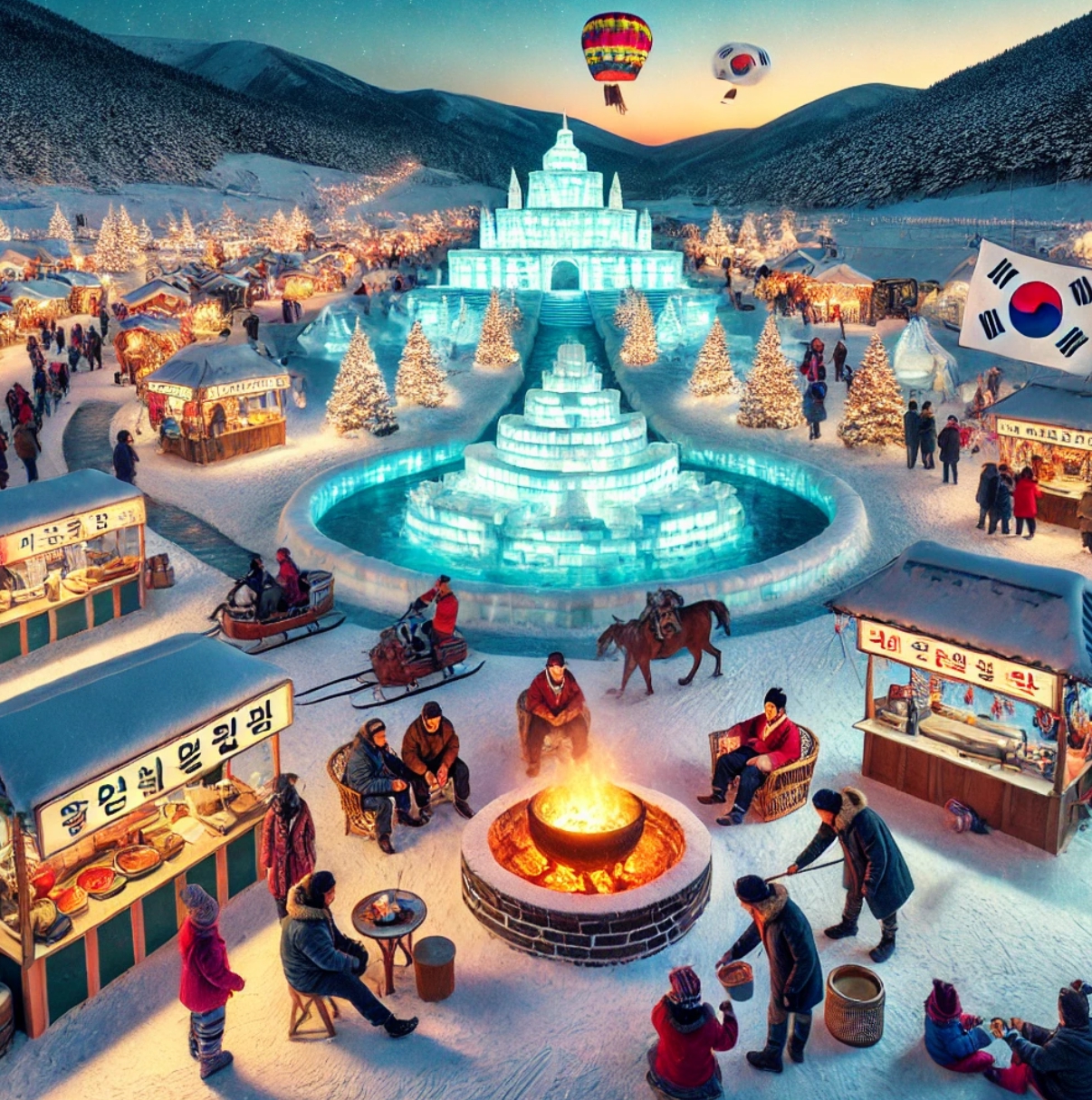 포천 백운계곡 동장군 축제