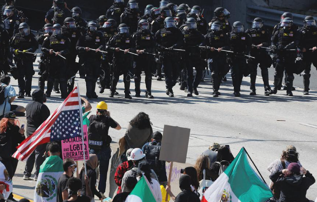 LA 시위 이유 발단 미국 트럼프 군대 투입 논란 현재 상황 야간통행금지령 3
