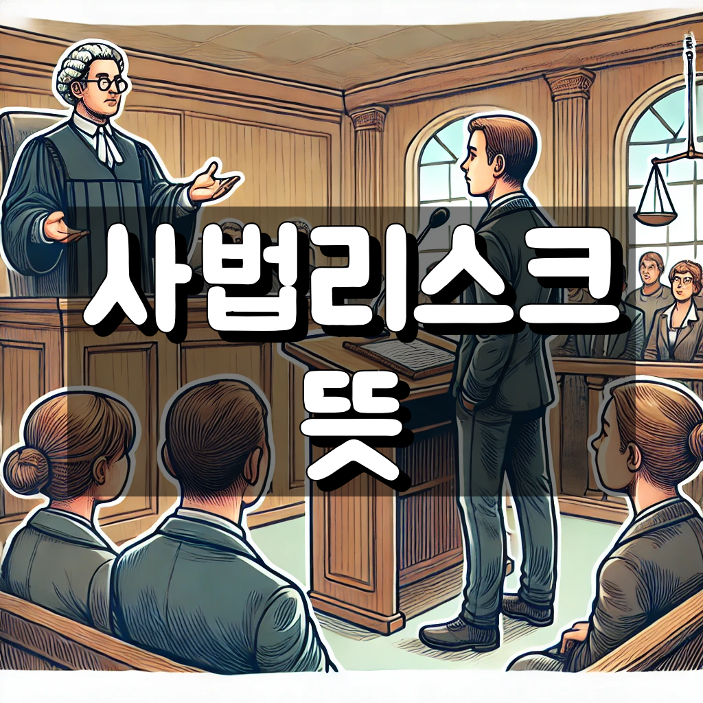 사법리스크 뜻 대표 이미지