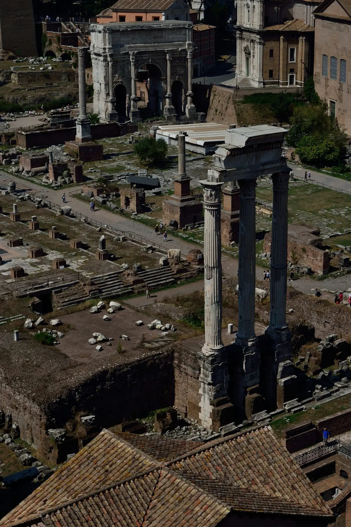 고대 로마의 중심지 포로 로마노 유적