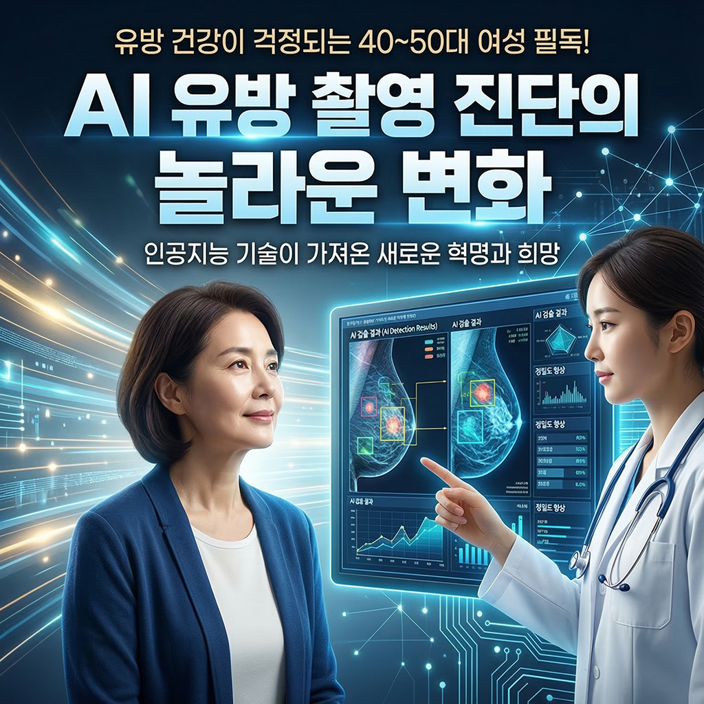 유방 건강 걱정되는 4050 여성 필독! AI 유방촬영술 진단의 놀라운 변화