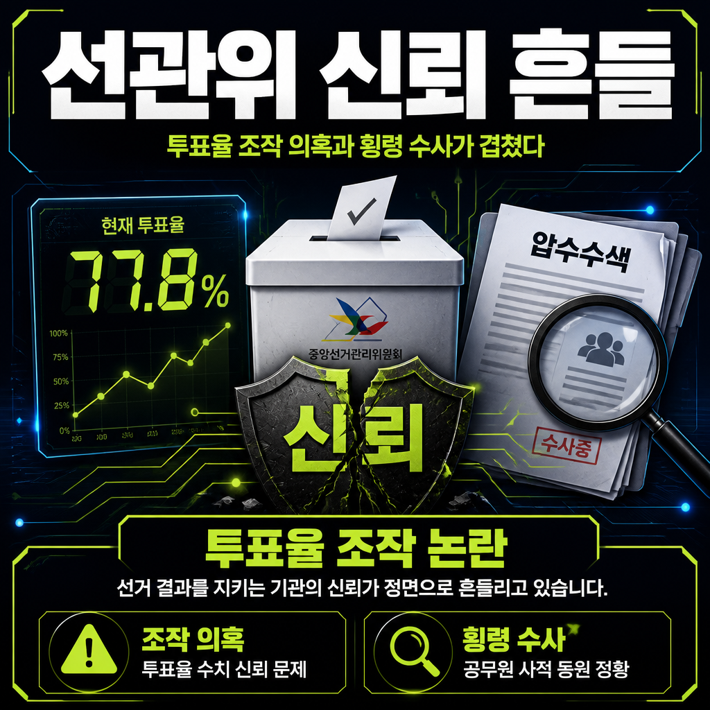 선관위 신뢰 흔들