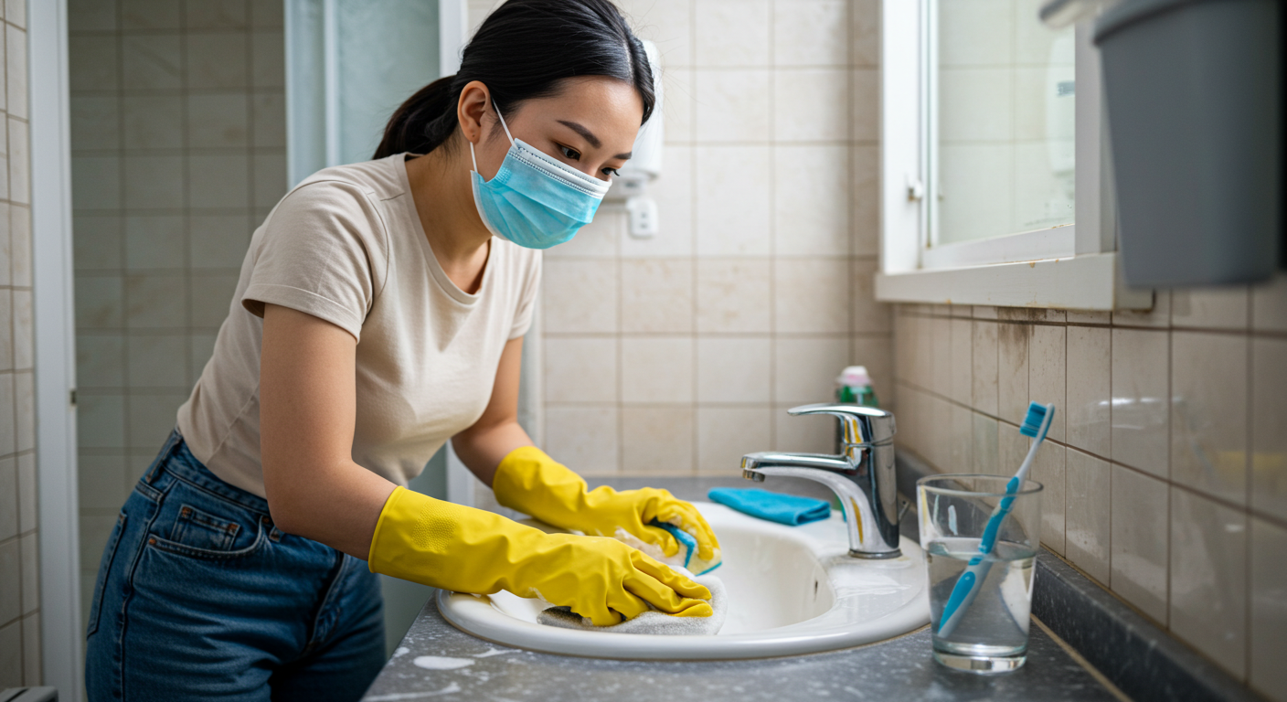 찌든 변기 물때