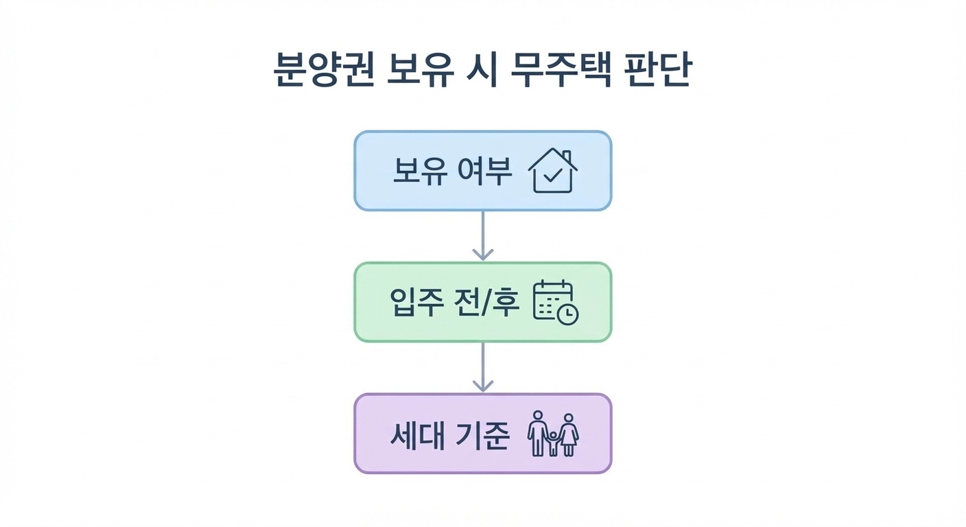 오피스텔&middot;분양권 있으면 무주택일까 (주택 유형별 기준 정리)