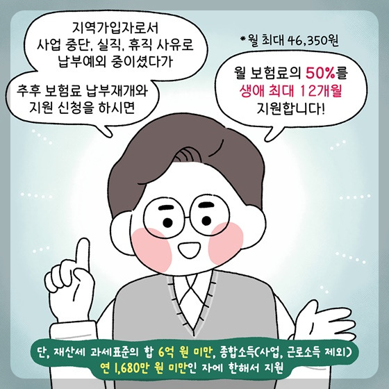 국민연금 지역가입자 연금보험료 지원