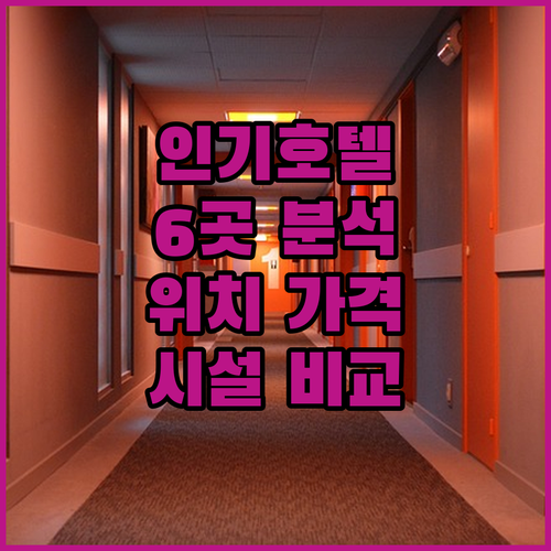 세부 인기 호텔 6곳 완벽 분석 위치