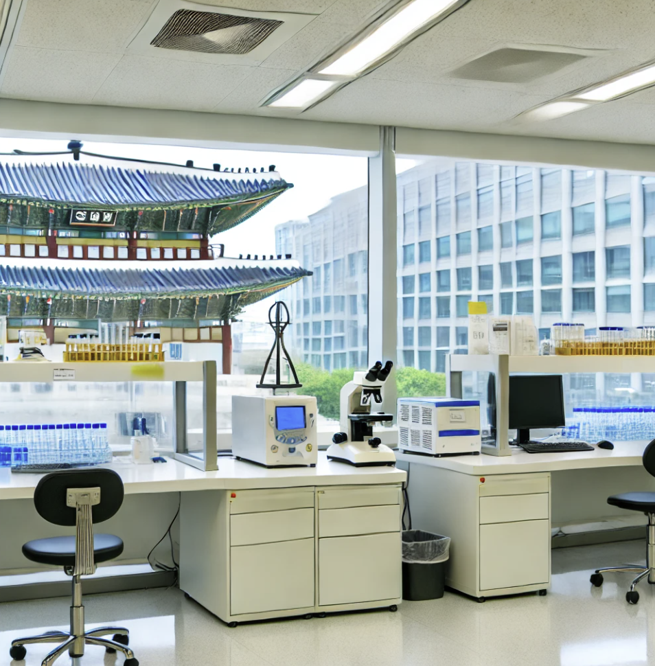 과학기술의 발전을 위한 연구실 풍경