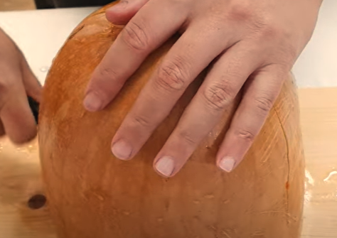 반으로 갈라주기