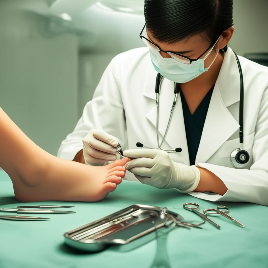 내성 발톱, 세균 감염? 발톱 고름 